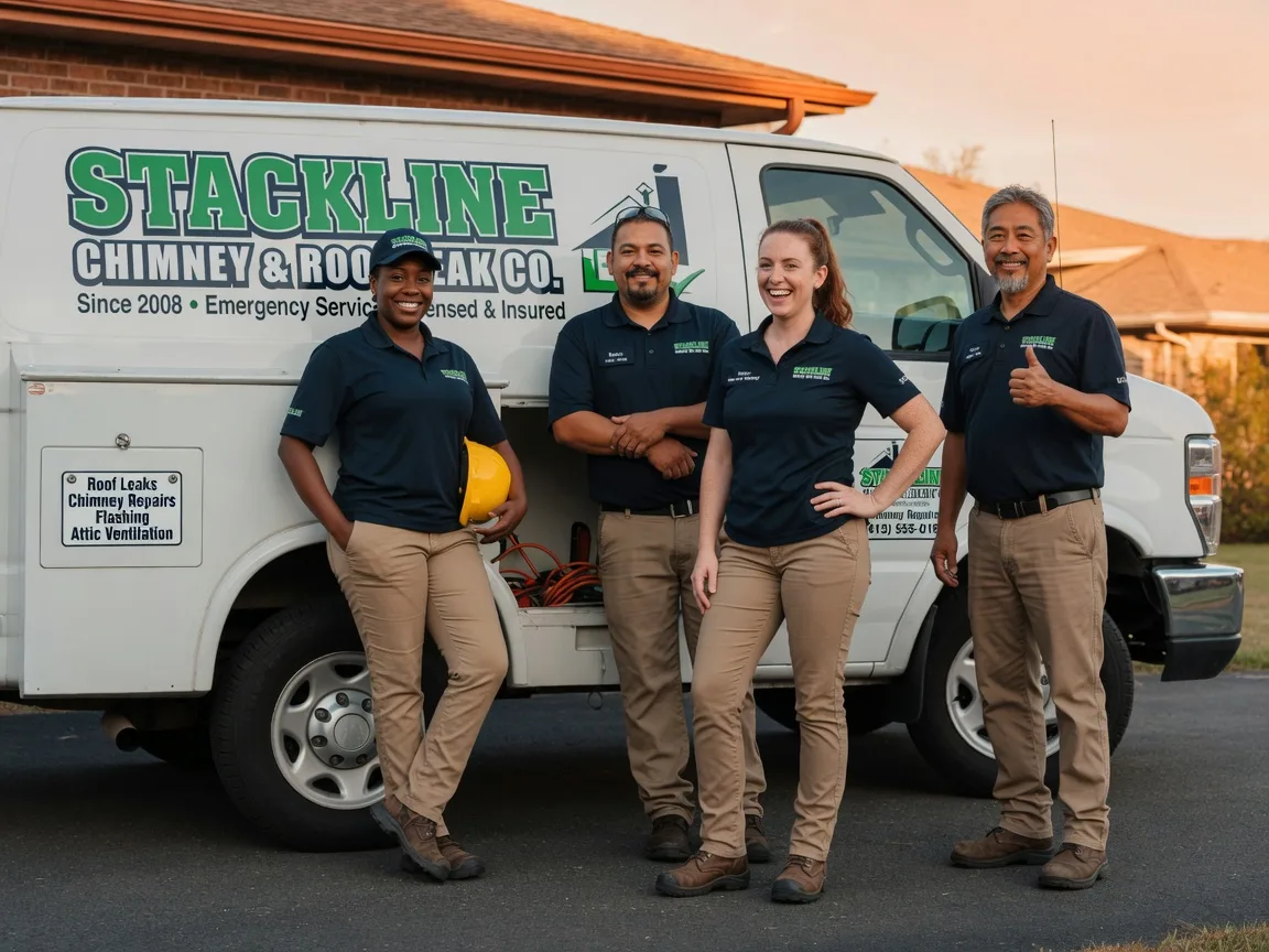 Chimney flashing repair company in Pataskala, OH